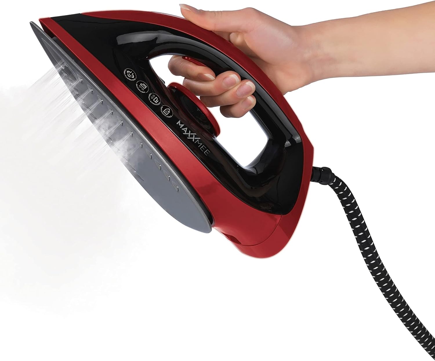 Maxxmee 07850 Dampfbügelstation 2400 W Rot-Schwarz — Ansicht 2