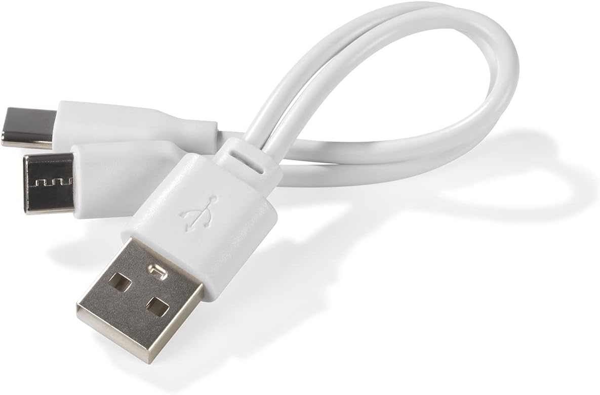 MAXXMEE Batterien wiederaufladbar AAA 2er-Set | Können parallel geladen Werden in nur 2 Stunden | Bis zu 1.200 Mal wiederaufladbar | Vier weideraufladbare Micro-Batterien [weiß/grün] — Ansicht 4