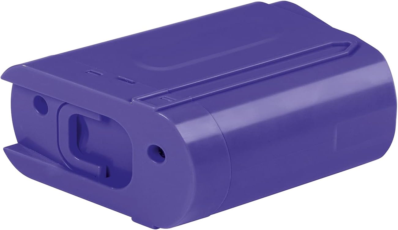 MAXXMEE Ersatz-Akku | Für MAXXMEE Akku-Zyklon-Staubsauger | Ausdauernde Akkulaufzeit von 60 Minuten | EIN Ersatz-Akku mit Einer Leistung von 35,9 Volt [lila/Silber]