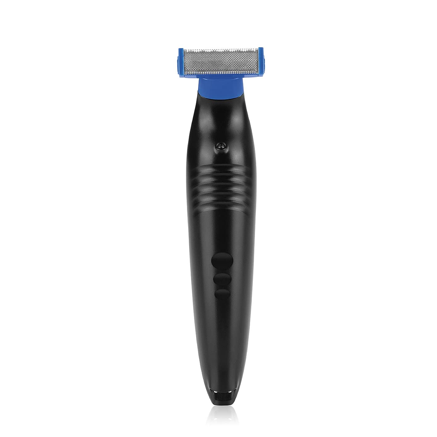 MAXXMEE Ersatz-Klingen Solo Blade | Passend für den "MAXXMEE" Haar- und Bartschneider | Klingen mit Dual-Slide-Funktion, rasur in beide Richtungen | 3 Ersatzklingen [Blau, Edelstahl] — Ansicht 3