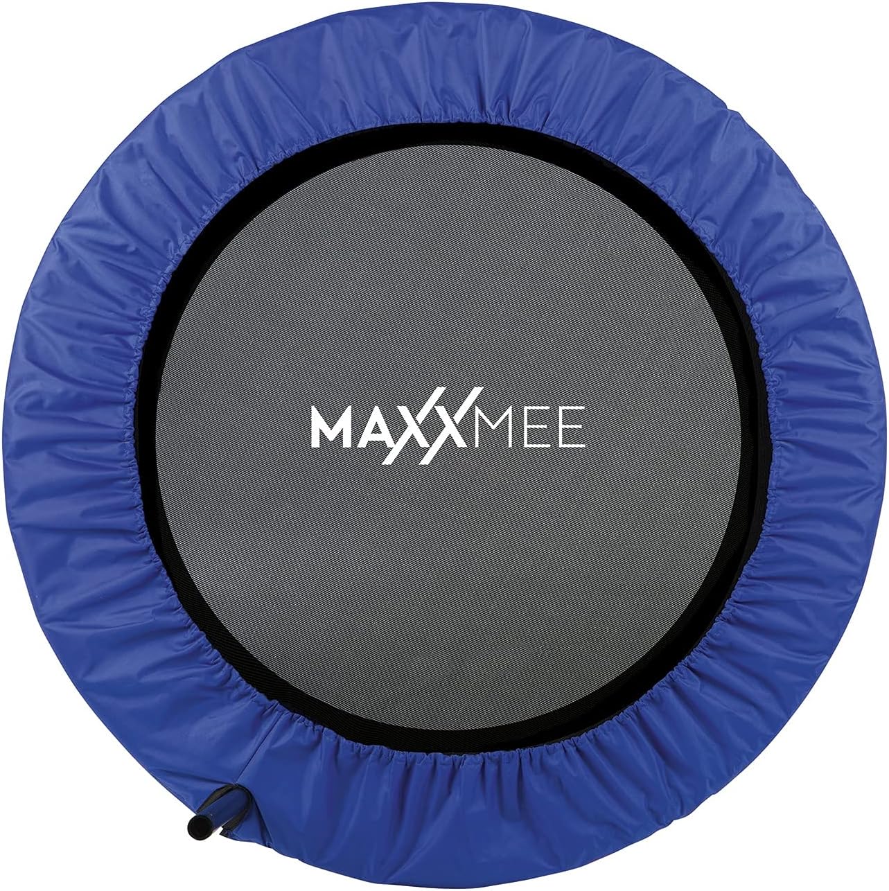MAXXMEE Fitness Trampolin | Höhenverstellbarer Haltestange | Schnell und Leicht auf- und abbaubar - einfach platzsparend verstauen | Maximale Belastbarkeit ca. 100 kg [blau/schwarz] | MAXXMEE Fitnessgerät höhenverstellbar und platzsparend für Heimtraining, Ausdauer, Balance und gelenkschonende Bewegung — Ansicht 6