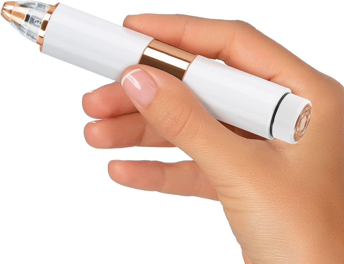 MAXXMEE Haarentferner Perfect Shave | Zum Entfernen und Trimmen von Gesichts- & Körperhaaren sowie Augenbrauen | Aufladbar mit USB-Kabel — Ansicht 2
