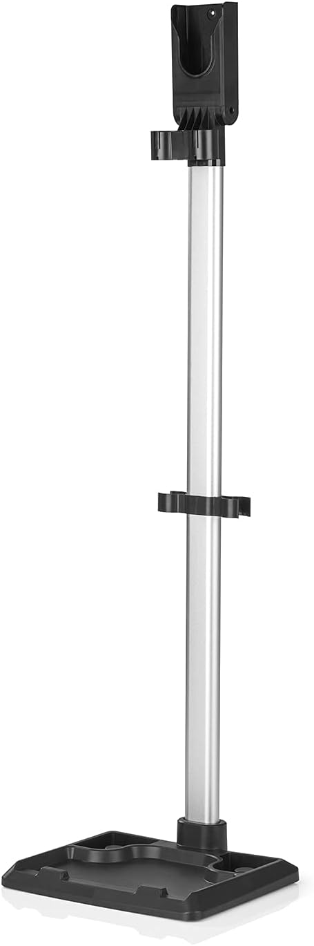 MAXXMEE Lade-Station für kabellosen Akku-Sauger | Standhalterung für die Clever Clean Serie | mit Standfuß | ohne Bohren [schwarz]
