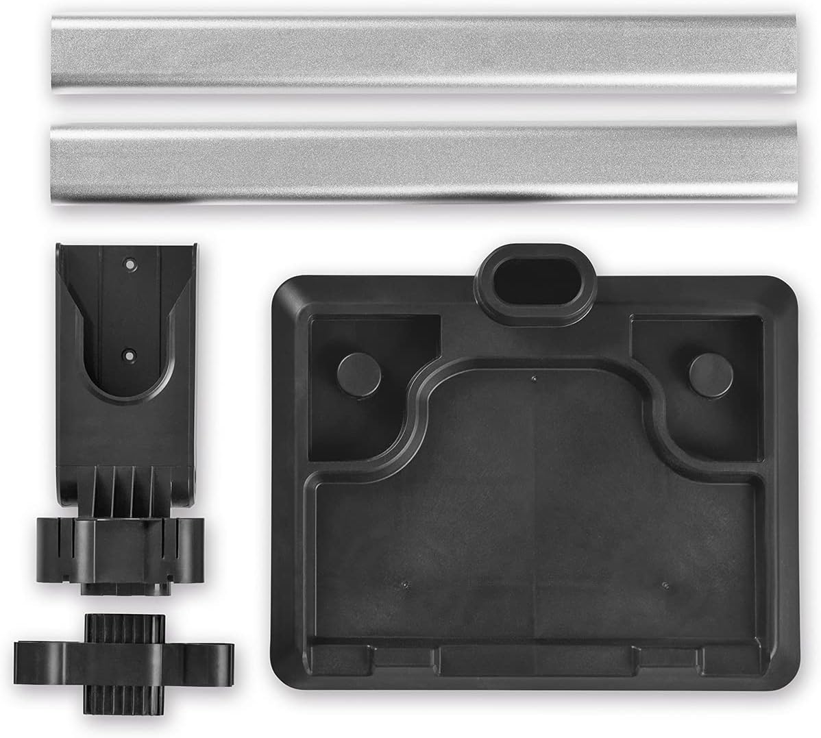 MAXXMEE Lade-Station für kabellosen Akku-Sauger | Standhalterung für die Clever Clean Serie | mit Standfuß | ohne Bohren [schwarz] — Ansicht 3