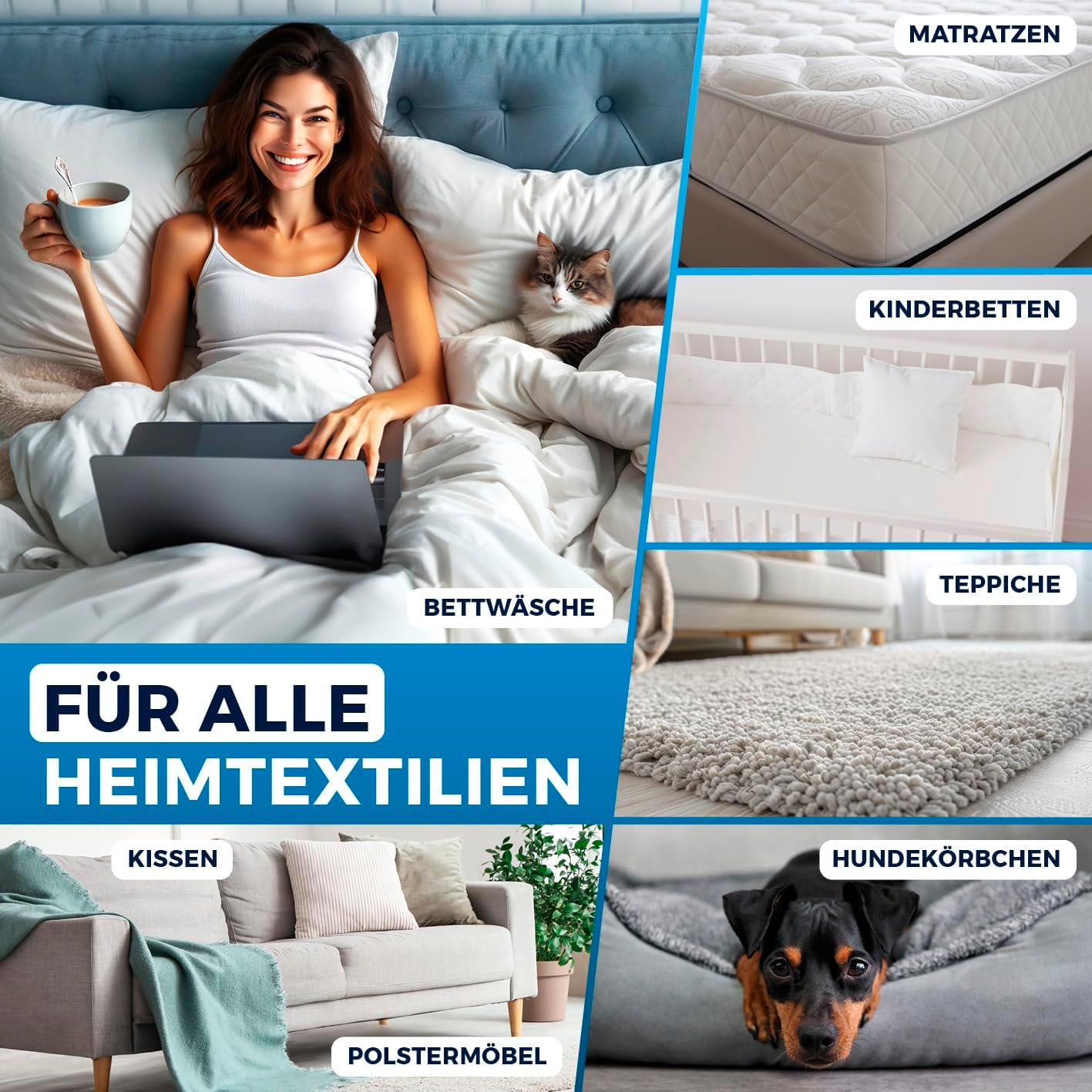 MAXXMEE Milbensauger | UV-C-Licht & EPA-11-Filter | Matratzen Handstaubsauger, Anti Milben Matratzenreiniger für Allergiker | vernichtet 99,9% Aller Milben, Bakterien & Bettwanzen — Ansicht 4