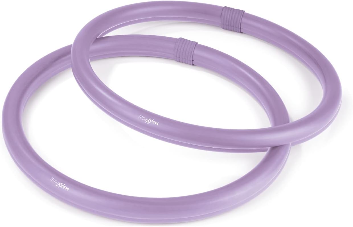 MAXXMEE Mini Hula Hoop Reifen für die Arme | Ideal zum effektiven Training der Arme, für Anfänger und Profis geeignet | Durchmesser 33cm, je 300g Gewicht, trainiert Arm- und Nackenmuskulatur