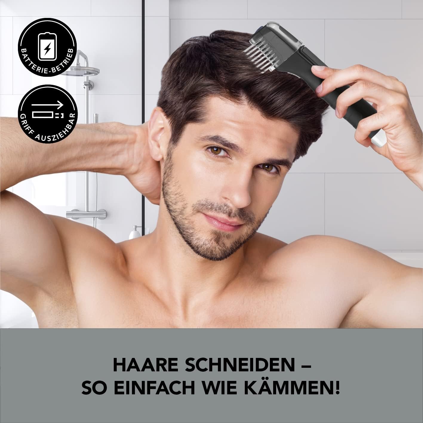 Maxxmee Smart Trimm Körperhaartrimmer, Schwarz — Ansicht 2