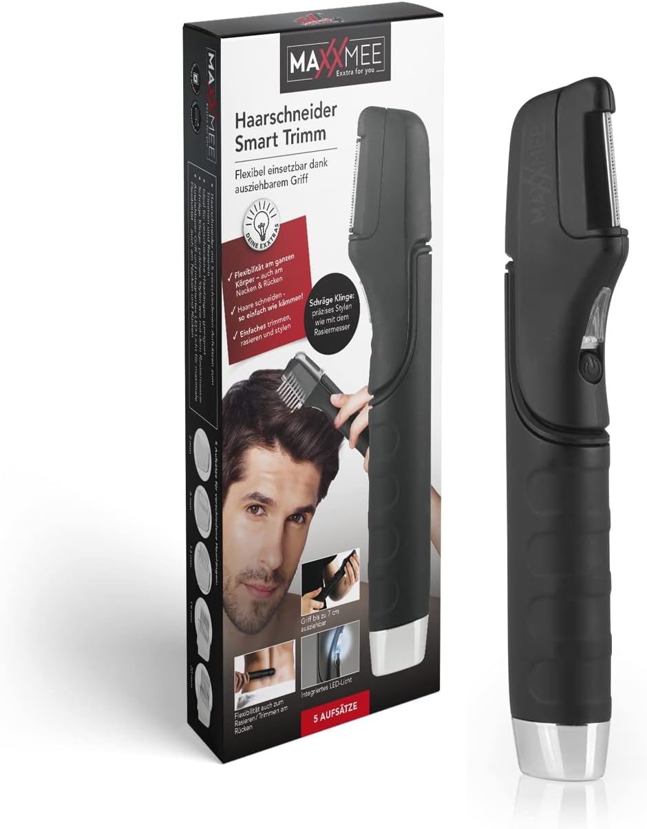 Maxxmee Smart Trimm Körperhaartrimmer, Schwarz — Ansicht 6