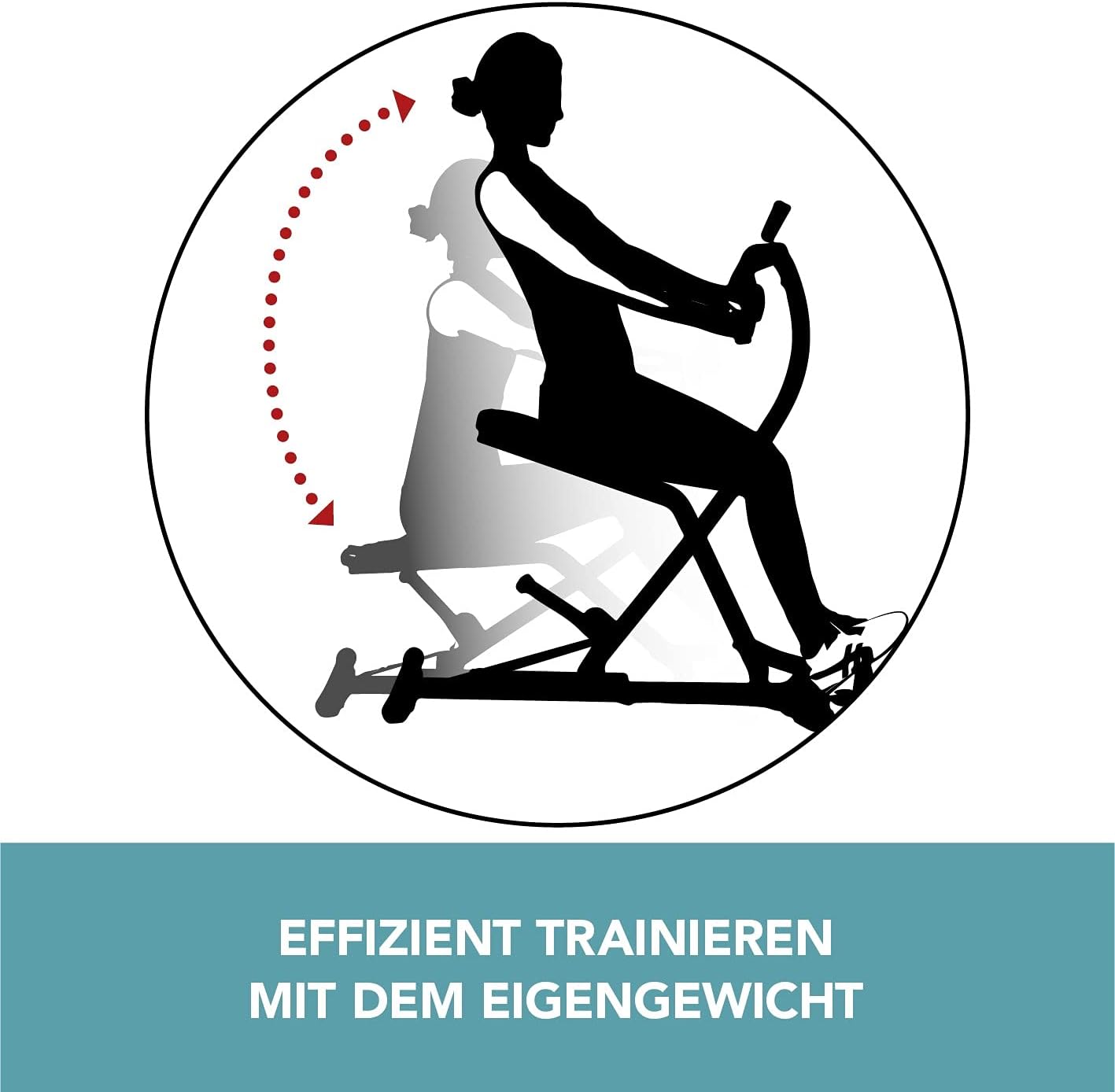 MAXXMEE Trainingsgerät Crunch & Glide | Kräftigung mit dem Eigengewicht | Training mehrer Muskelgruppen vereint in einem Gerät | Maximale Belastung: ca. 120 kg — Ansicht 3
