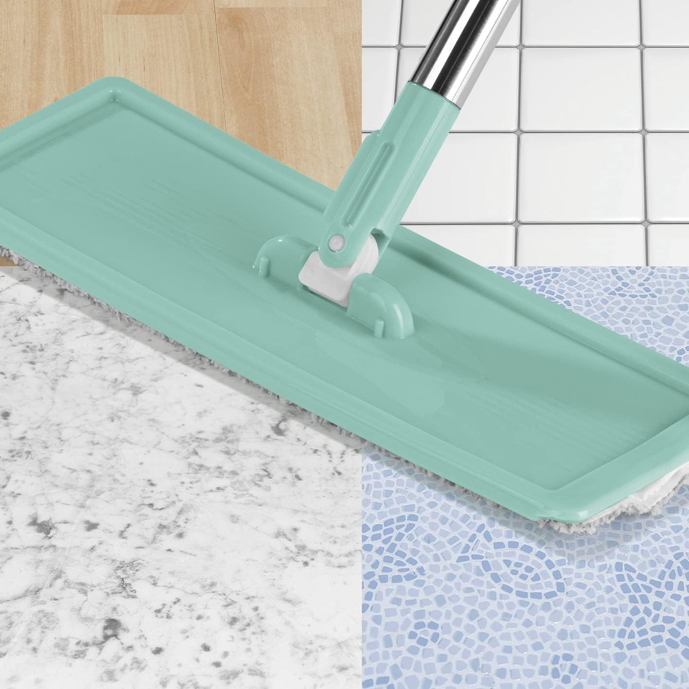MAXXMEE Wischmopp Mikrofaser-Reinigungstücher | Ersatzbezüge | 32cm x 11cm | Auch universal einsetzbar [Wiederverwendbar] — Ansicht 6